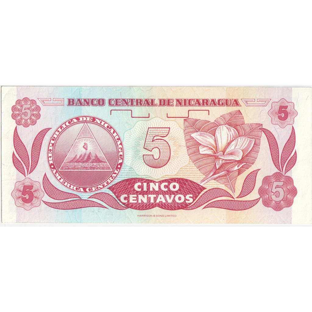 Nicaragua, 5 Centavos, UNZ