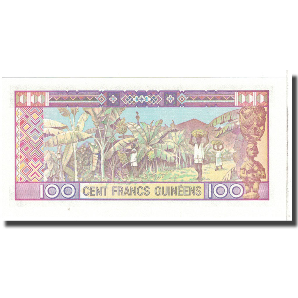 Banknote, Guinea, 100 Francs, 1960, 1960-03-01, KM:30a, UNC(65-70)