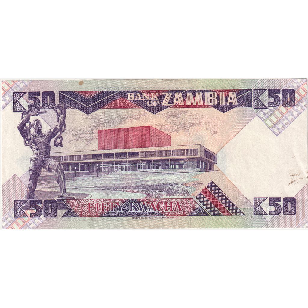 Zambia, 50 Kwacha, UNC(63)