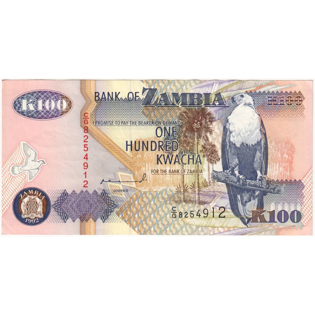 Zambie, 100 Kwacha, NEUF