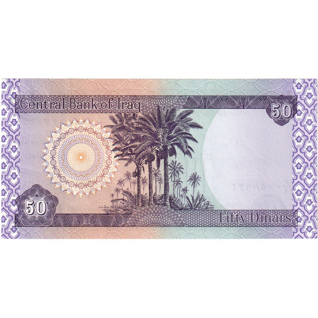 Iraq, 50 Dinars, UNC(65-70)
