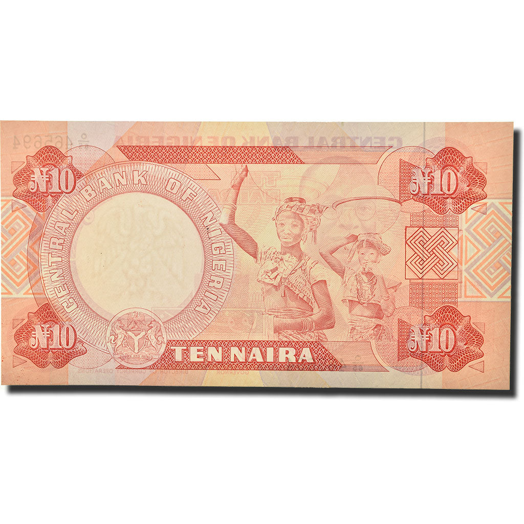 Geldschein, Nigeria, 10 Naira, 1984, KM:25c, UNZ