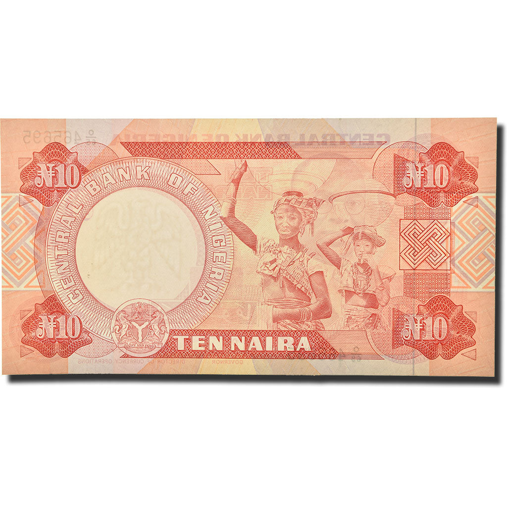 Banknote, Nigeria, 10 Naira, 1984, KM:25c, UNC(65-70)