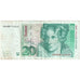 Banknote, GERMANY - FEDERAL REPUBLIC, 20 Deutsche Mark, 1991-08-01, VF(30-35)