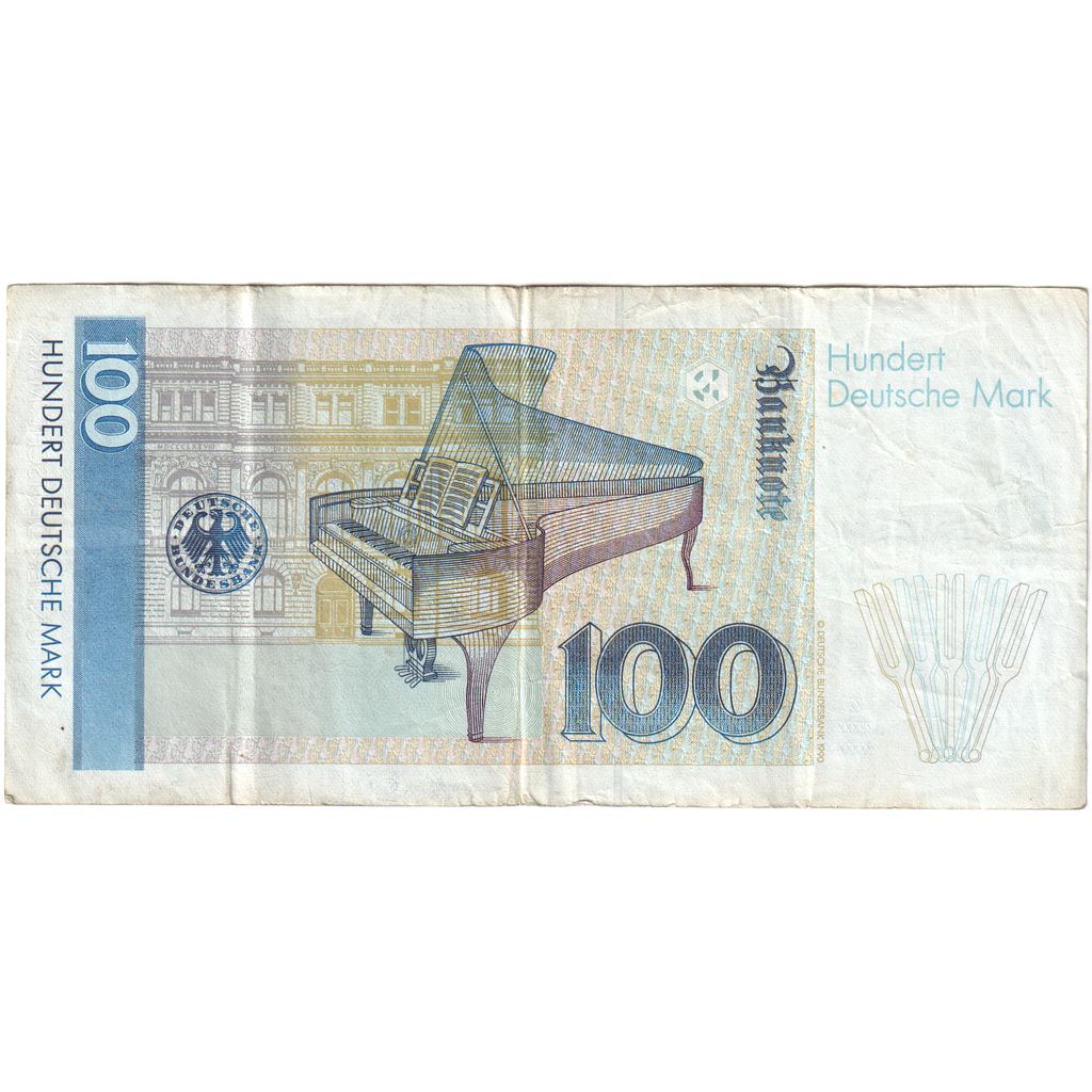 Banknote, GERMANY - FEDERAL REPUBLIC, 100 Deutsche Mark, 1991-08-01, VF(20-25)