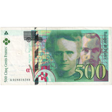 Francia, 500 Francs, Pierre et Marie Curie, A 028616589, MBC