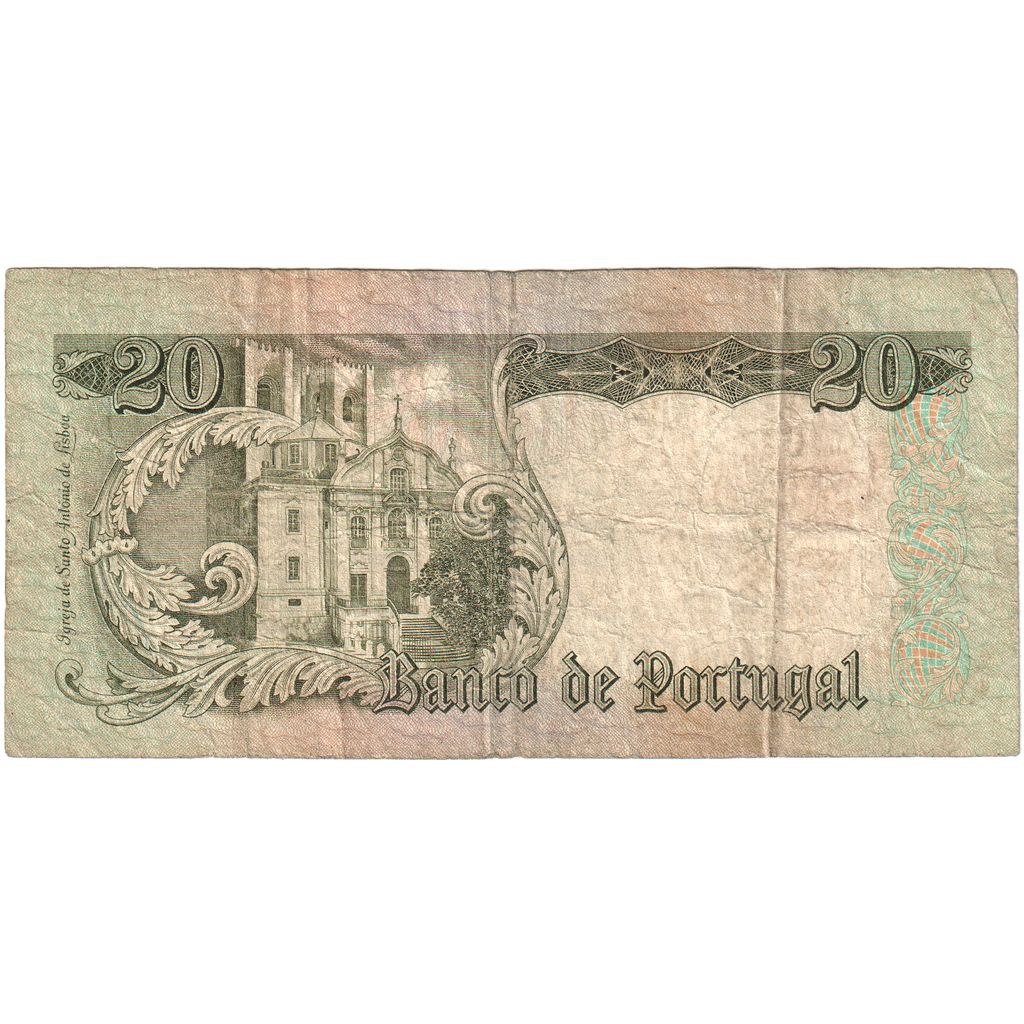 Portugal, 20 Escudos, 1964-05-26, BC
