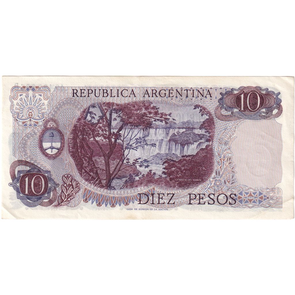 Argentinien, 10 Pesos, UNZ-