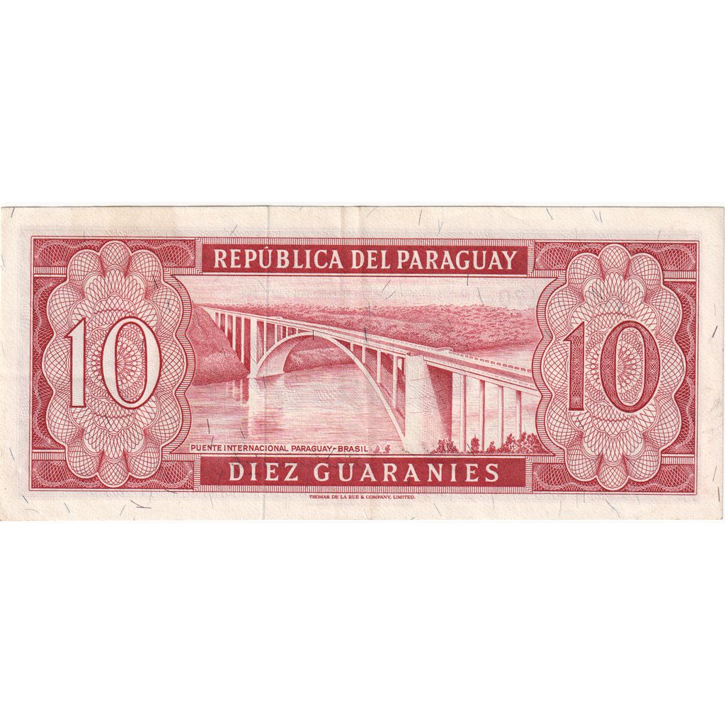 Paraguay, 10 Guaranies, SUP+