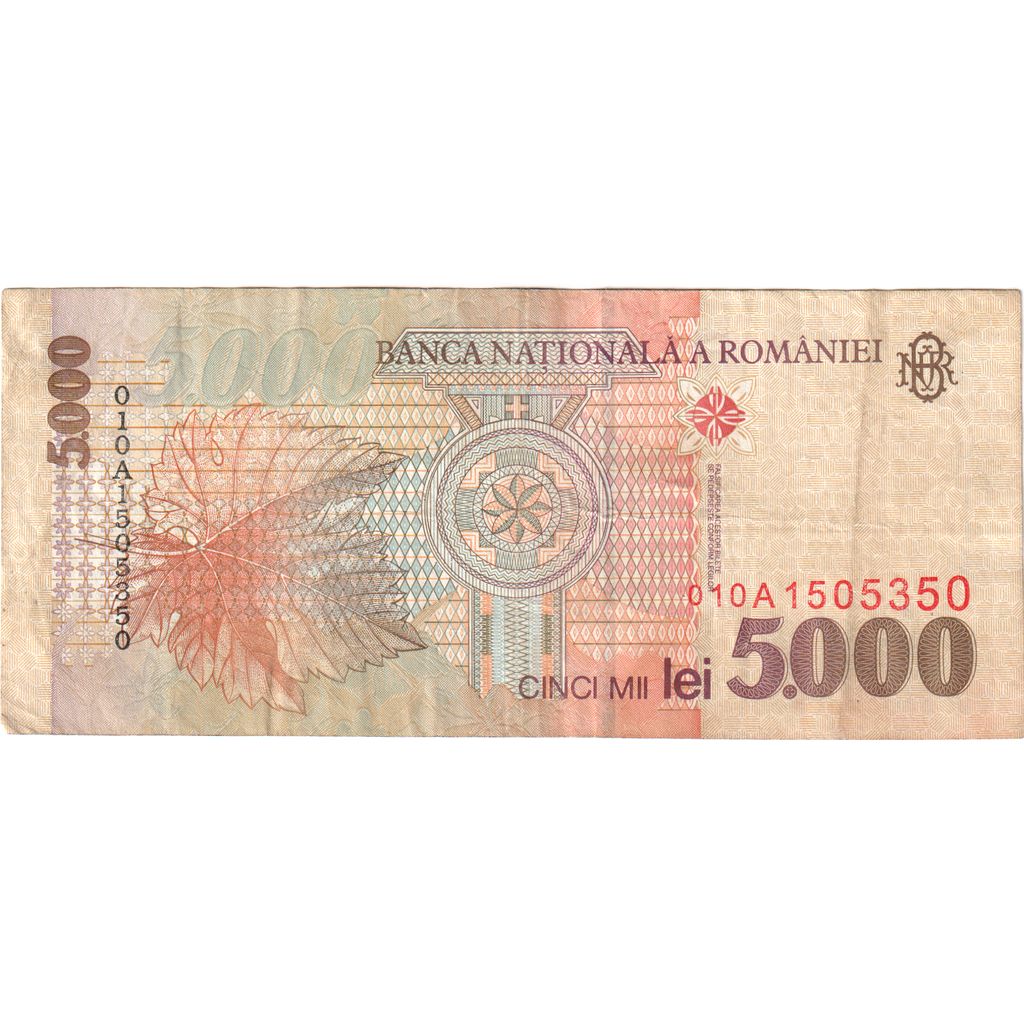 Romania, 5000 Lei, MB+