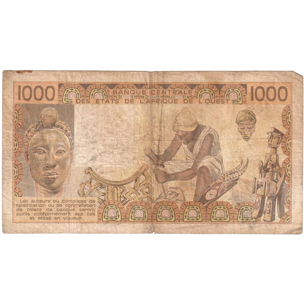 Estados del África Occidental, 1000 Francs, BC+