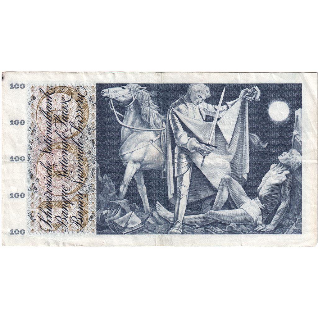 Suisse, 100 Franken, 1972-01-24, TTB