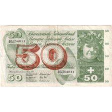 Billet, Suisse, 50 Franken, 1973, 1973-03-07, TTB