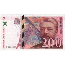 France, 200 Francs, Eiffel, B 022636541, AU(55-58)