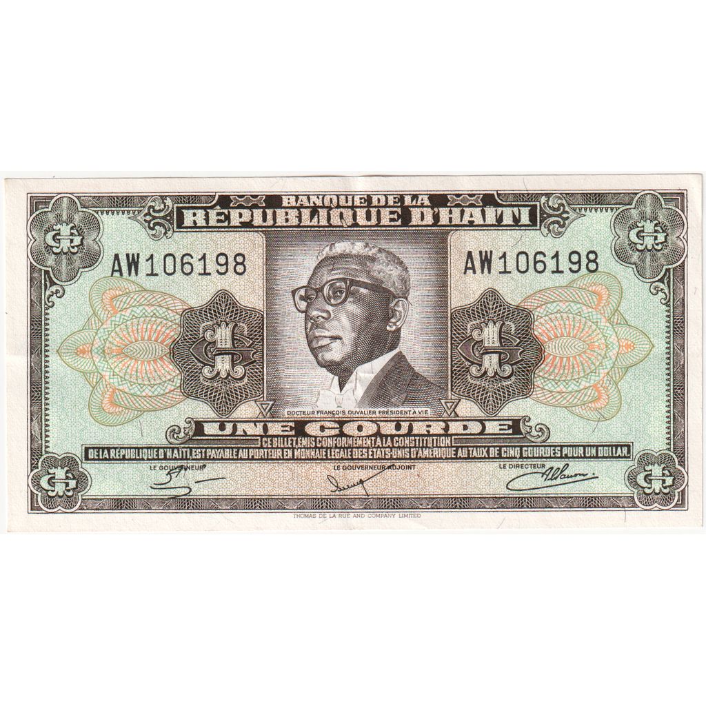 Haiti, 1 Gourde, UNC(65-70)