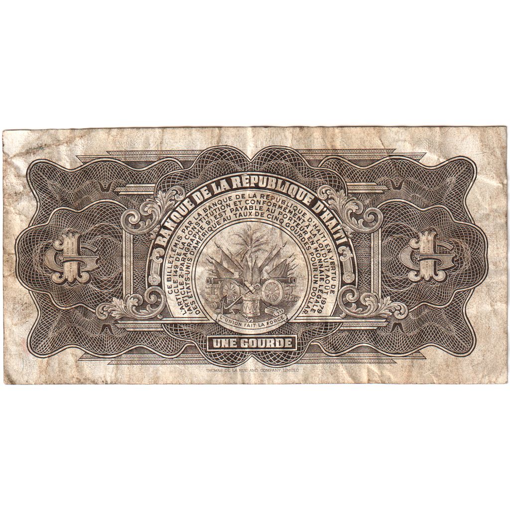 Haiti, 1 Gourde, VF(30-35)