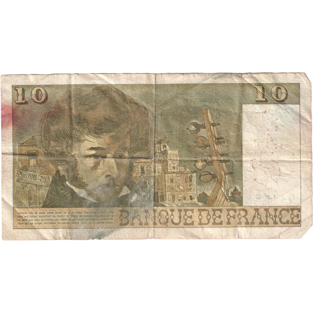 France, 10 Francs, Berlioz, 1975-10-02, T.237, VF(20-25)