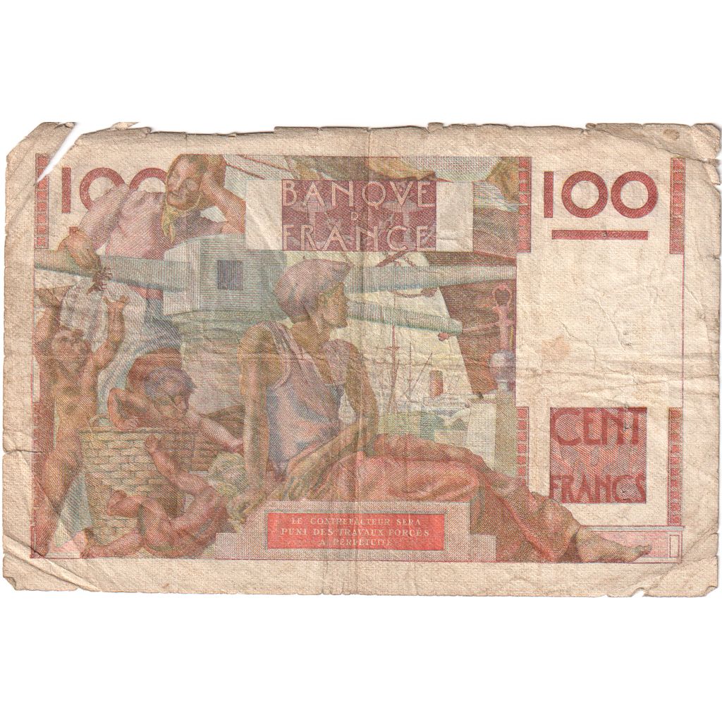 Francia, 100 Francs, Jeune Paysan, 1946-05-16, X.46, RC+
