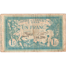 Algeria, 1 Franc, 1915-05-12, EF(40-45)
