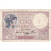 Francja, 5 Francs, Violet, 1940-12-05, Q.67011, EF(40-45)