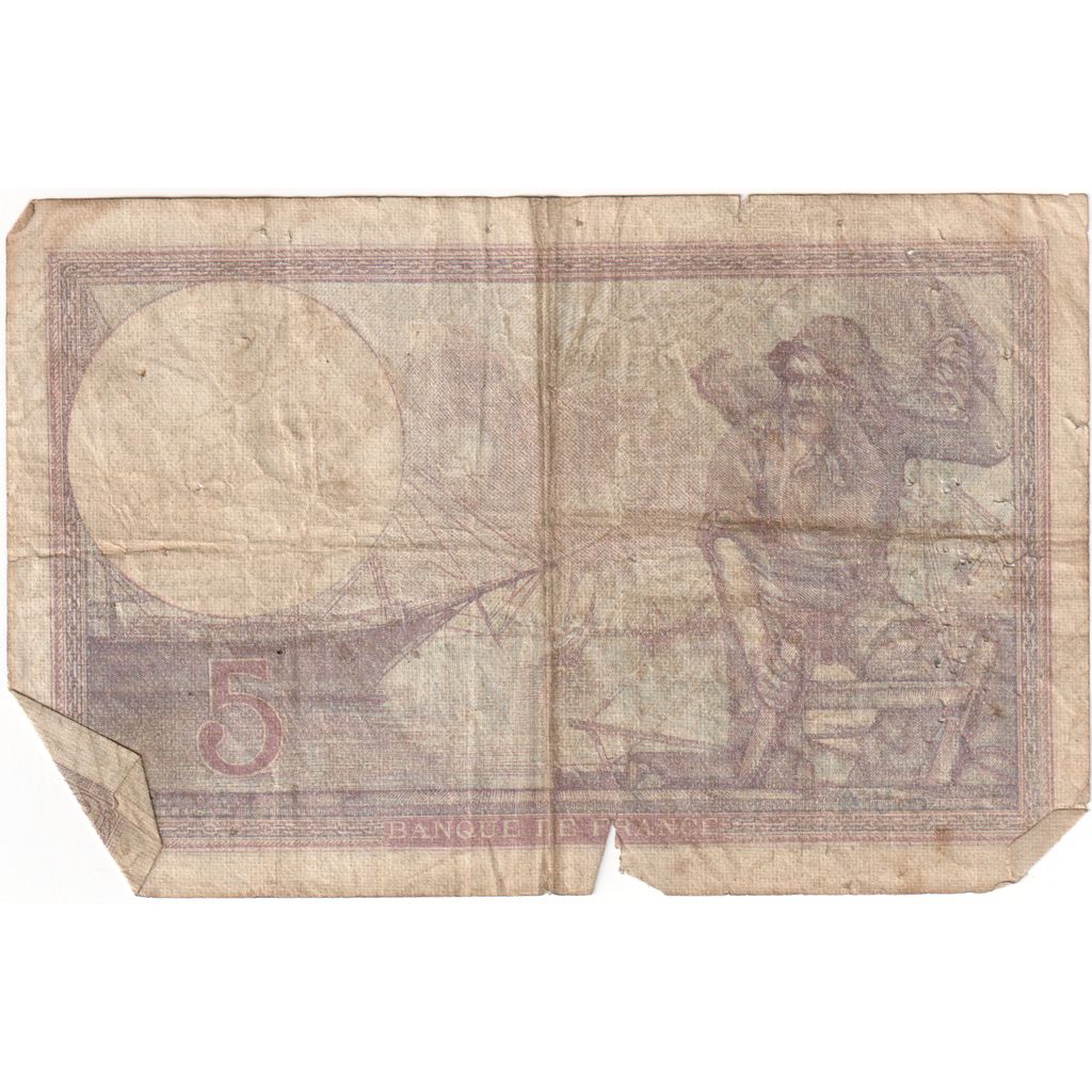 Francia, 5 Francs, Violet, 1923-03-01, R.12232, B+