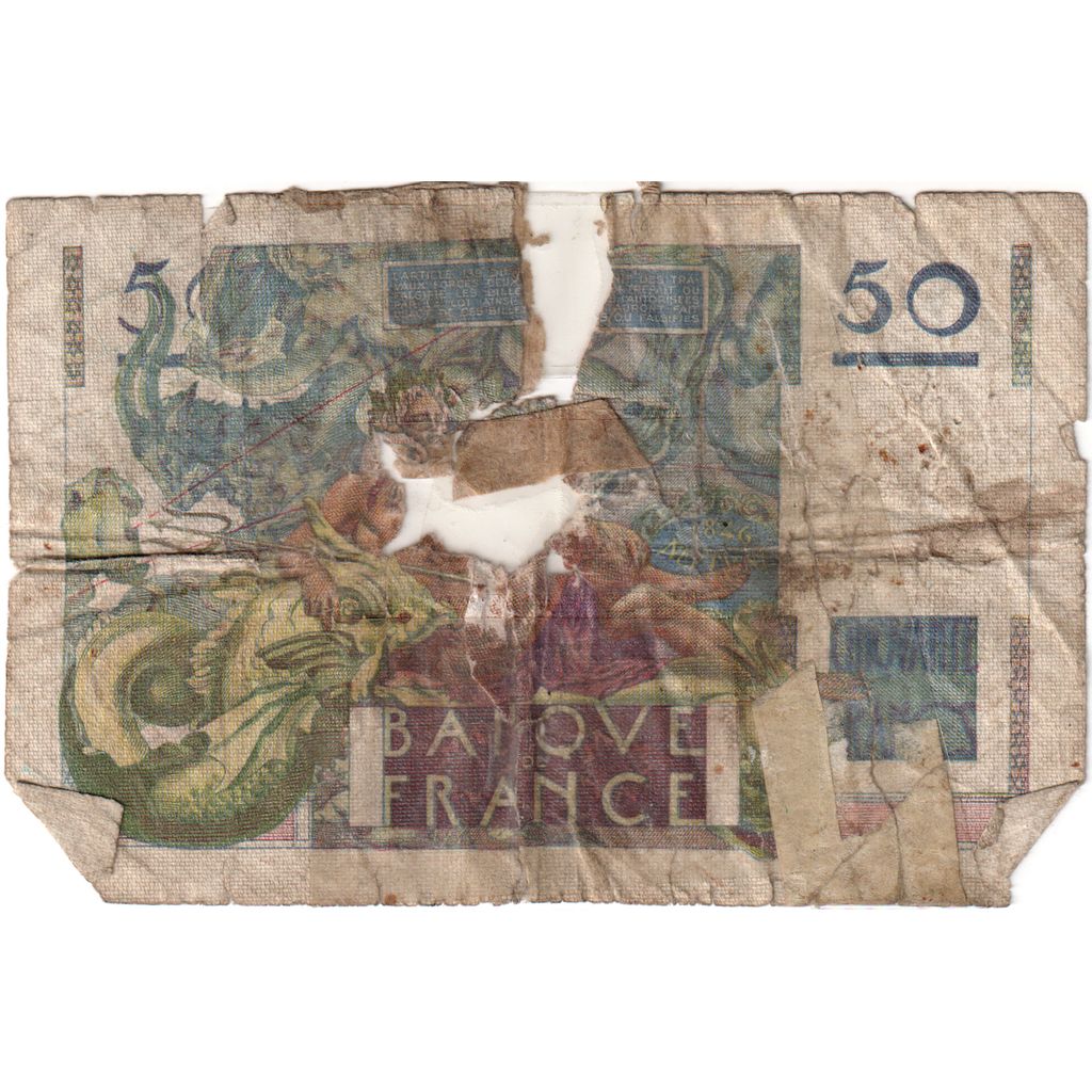 Francia, 50 Francs, Le Verrier, Z.43, RC