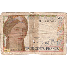 France, 300 Francs, Serveau, 1939-02-09, M, VG(8-10)