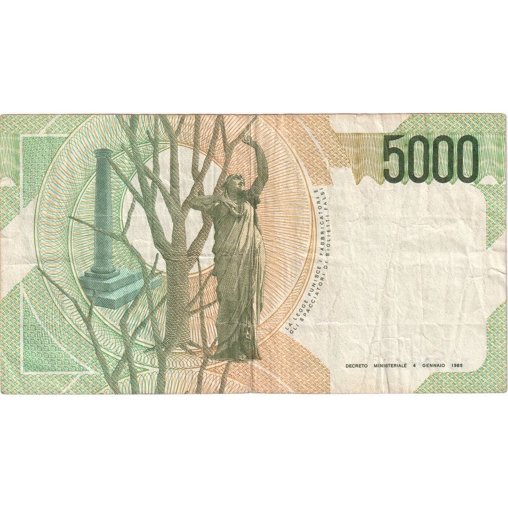 Italië, 5000 Lire, 1985-01-04, SUP