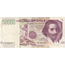 Italy, 50,000 Lire, 1992-05-21, VF(30-35)