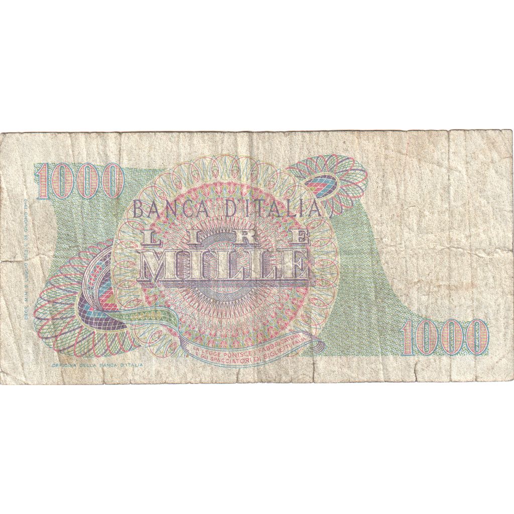 Italia, 1000 Lire, MB+