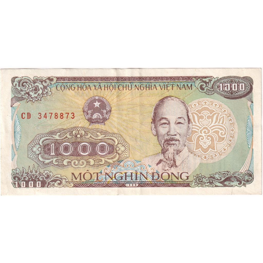 Vietname, 1000 Dông, 1988, AU(55-58)