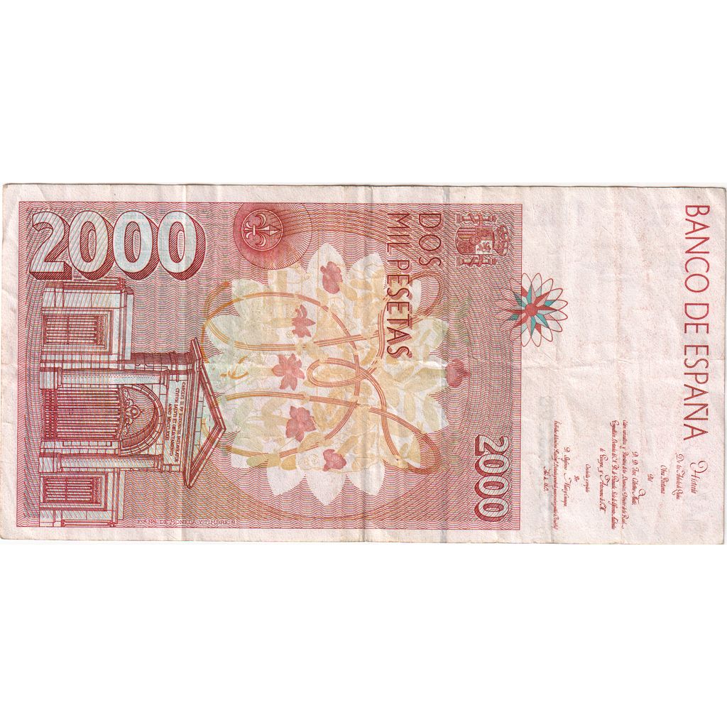 Spanje, 2000 Pesetas, SPL