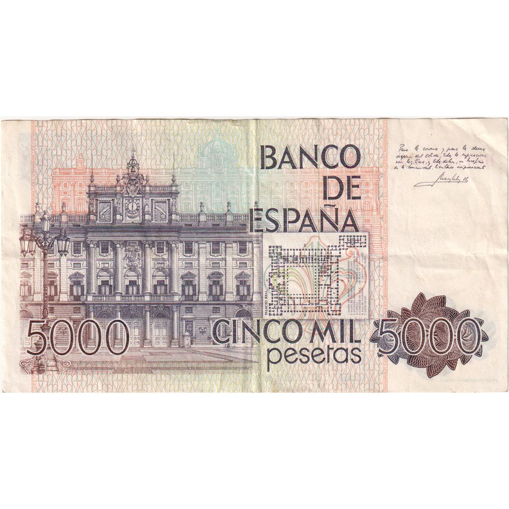 Hiszpania, 5000 Pesetas, 1979-10-23, EF(40-45)