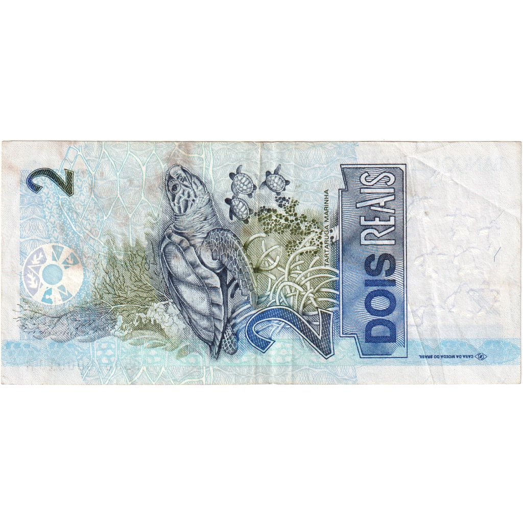 Brazil, 2 Reais, Undated (2001), AU(55-58)