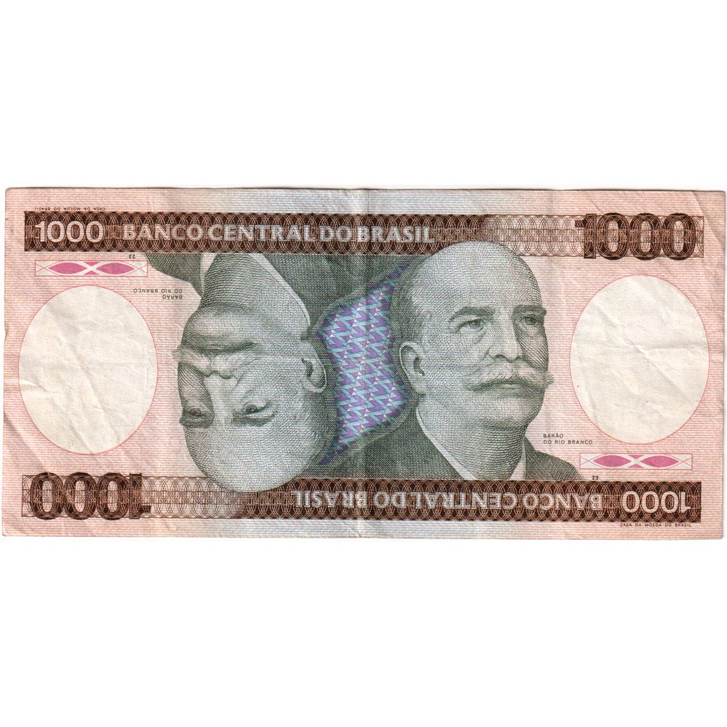 Brazil, 1000 Cruzeiros, UNC(60-62)