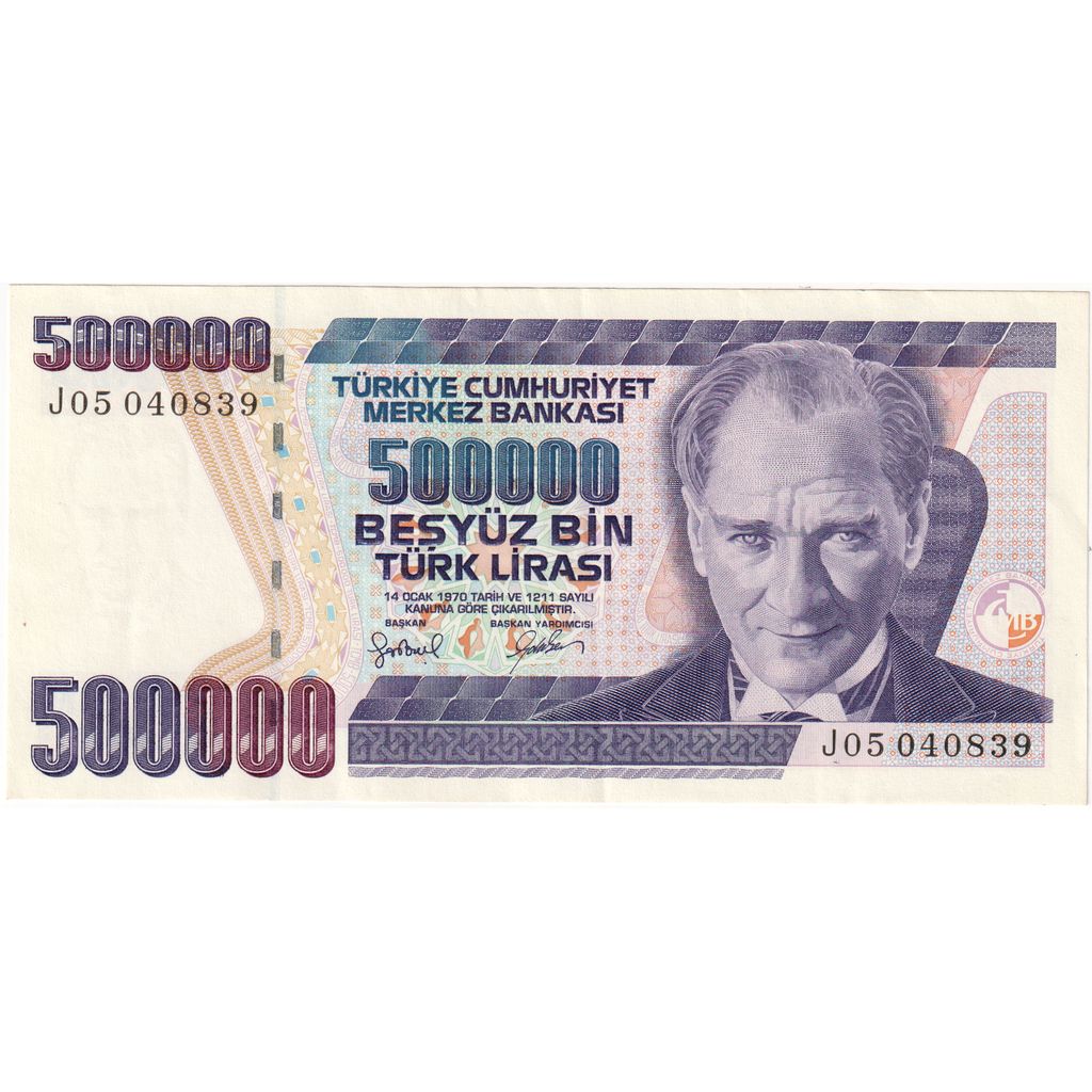 Türkei, 500,000 Lira, 1970-01-14, UNZ
