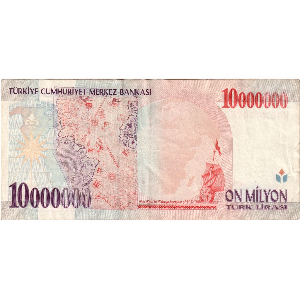 Turkije, 10,000,000 Lira, 1970-01-14, TTB