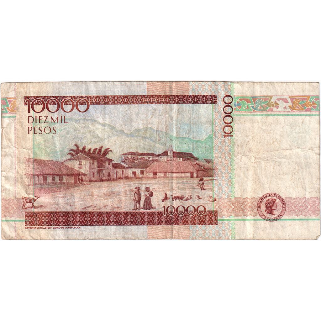 Colombia, 10000 Pesos, 2004-02-21, TB+