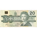 Canadá, 20 Dollars, 1991, BC+
