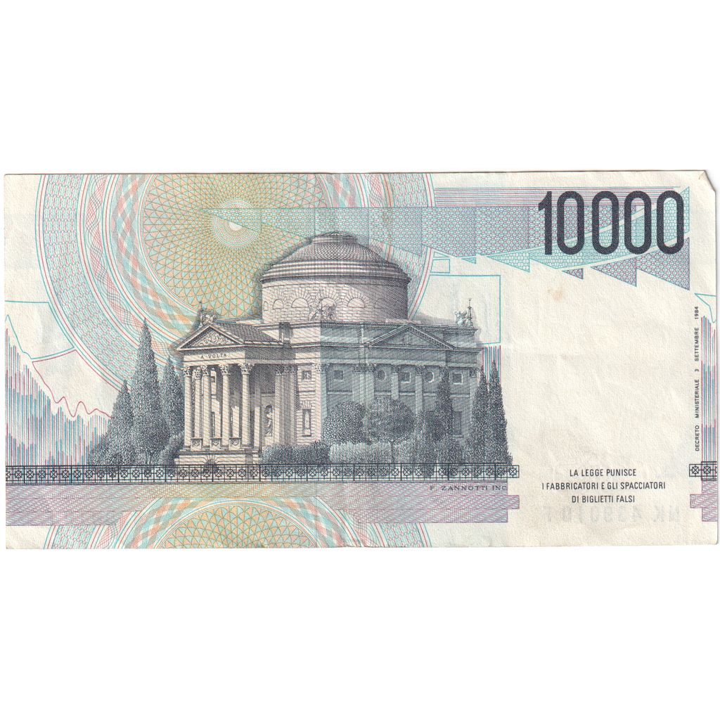 Italia, 10,000 Lire, 1984-09-03, FDS