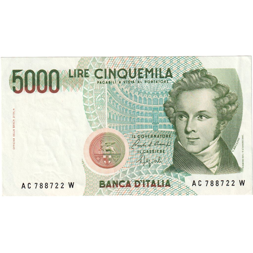 Italia, 5000 Lire, 1985-01-04, FDS