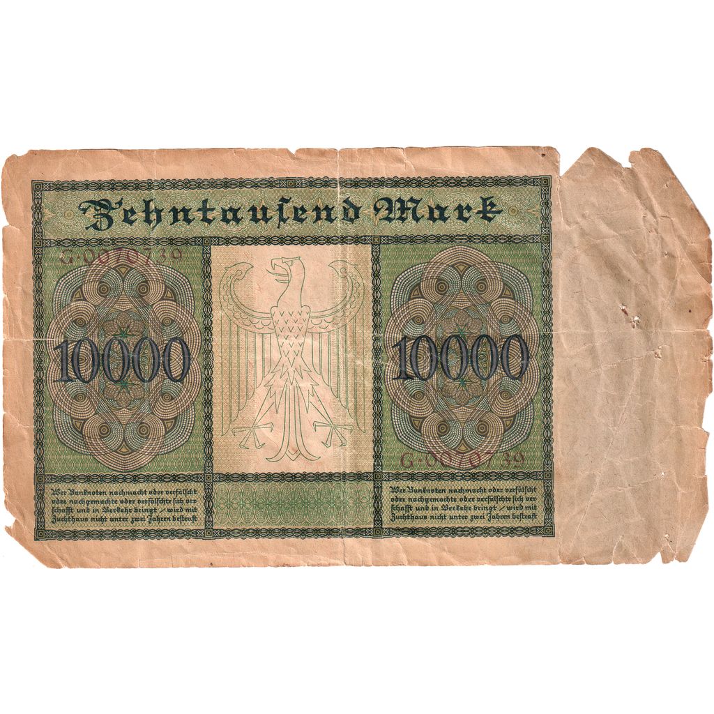 Alemania, 10,000 Mark, BC