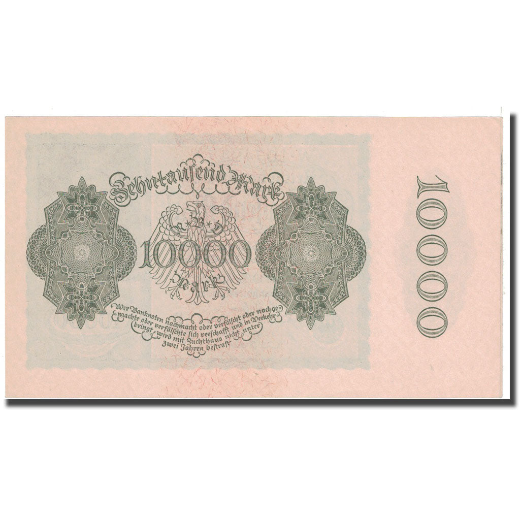 Geldschein, Deutschland, 10,000 Mark, 1922, 1922-01-19, KM:72, UNZ
