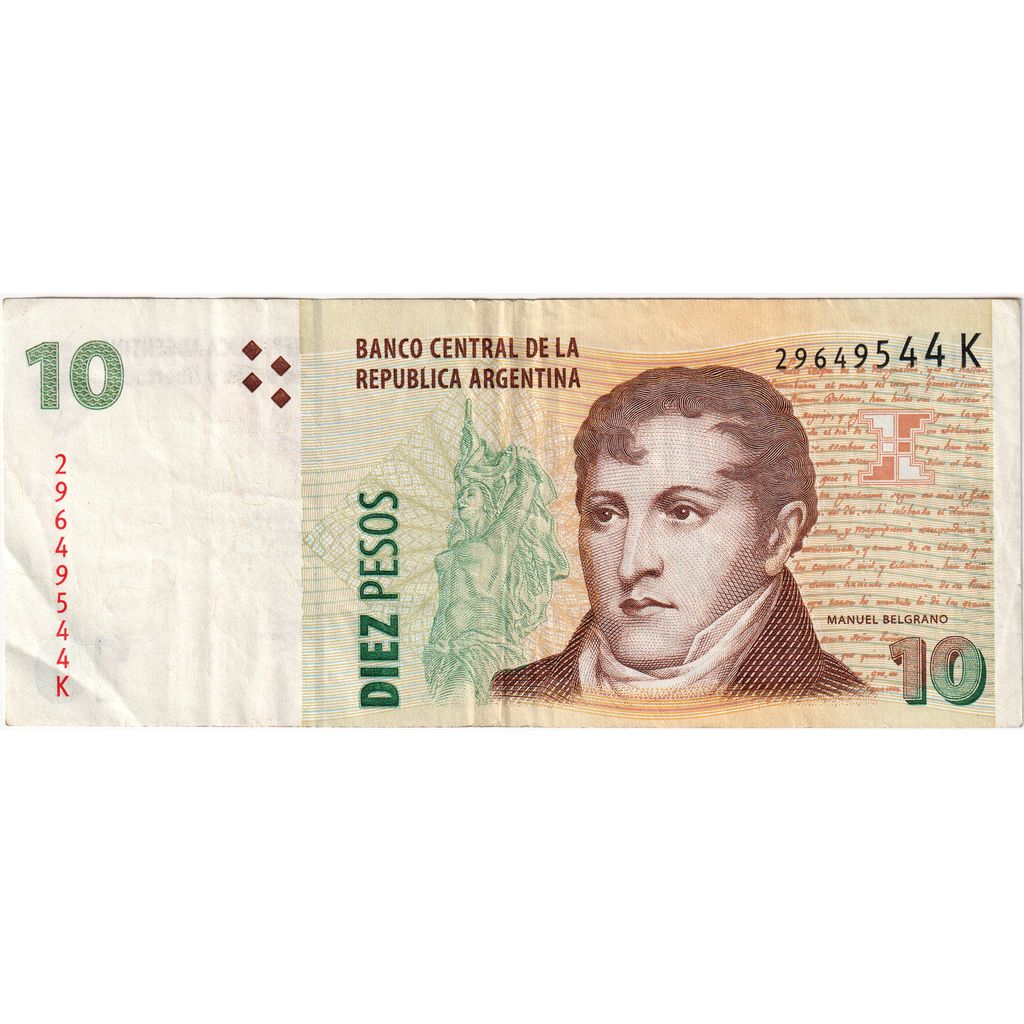 Argentina, 10 Pesos, BC+