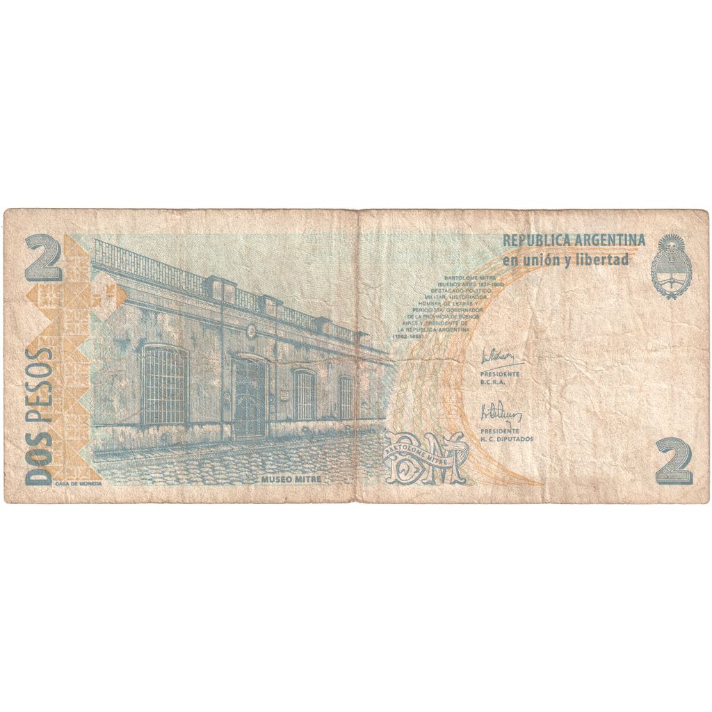 Argentina, 2 Pesos, BC