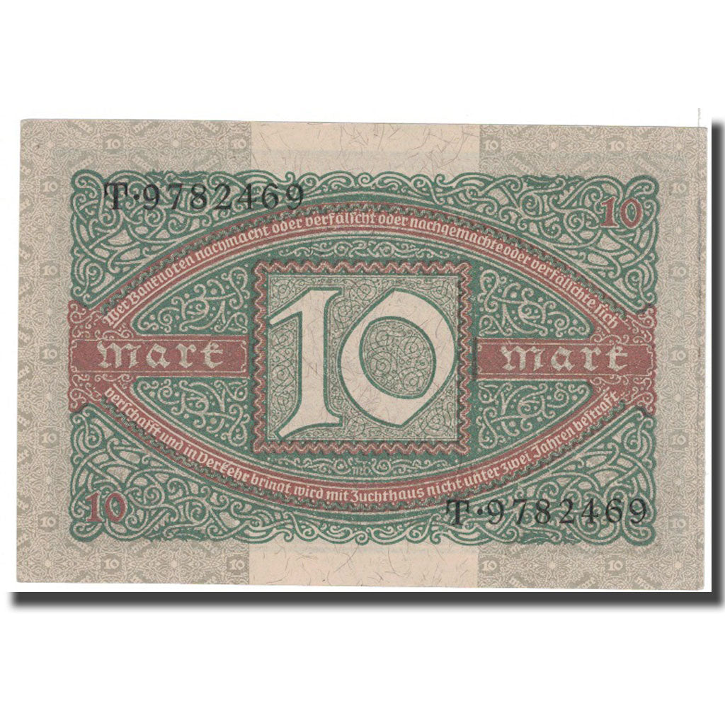 Banknote, Germany, 10 Mark, 1920, 1920-02-06, KM:67a, UNC(63)