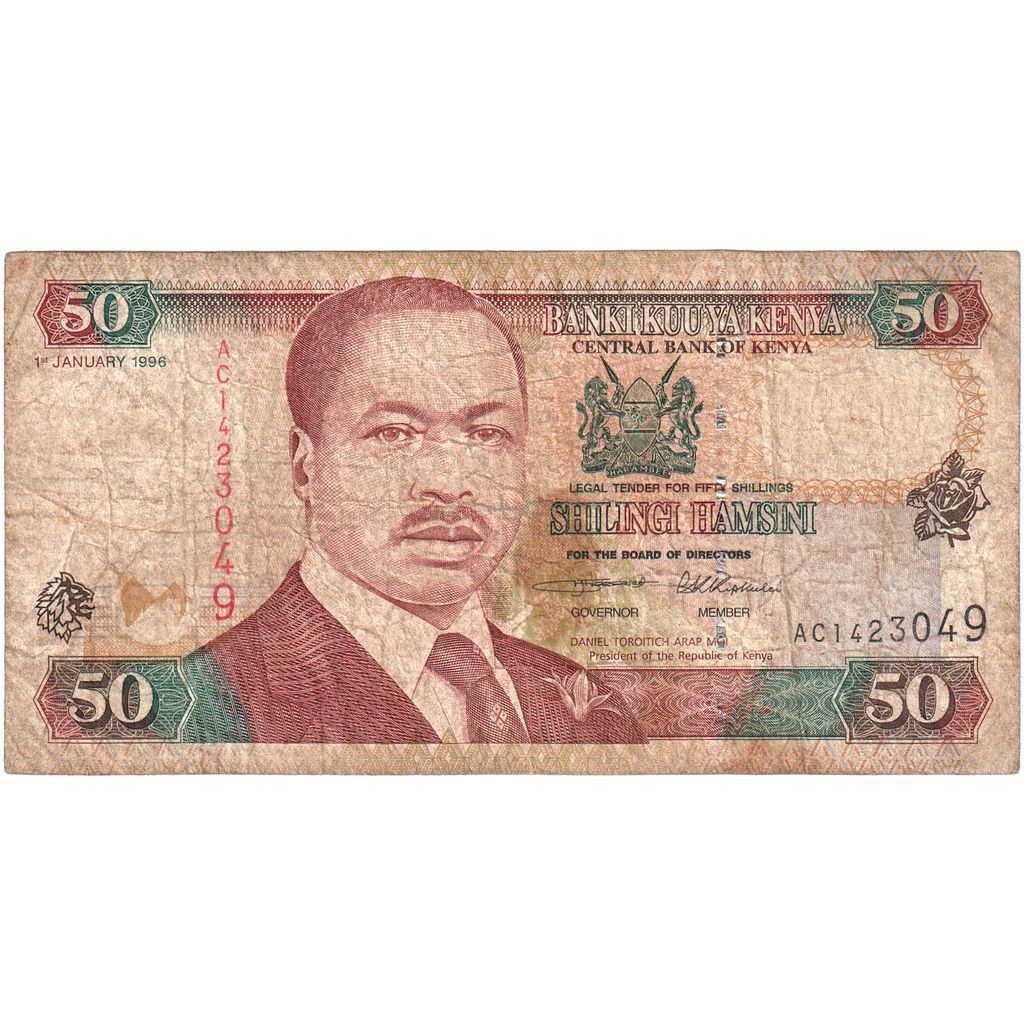 Kenia, 50 Shillings, 1996-01-01, F(12-15)