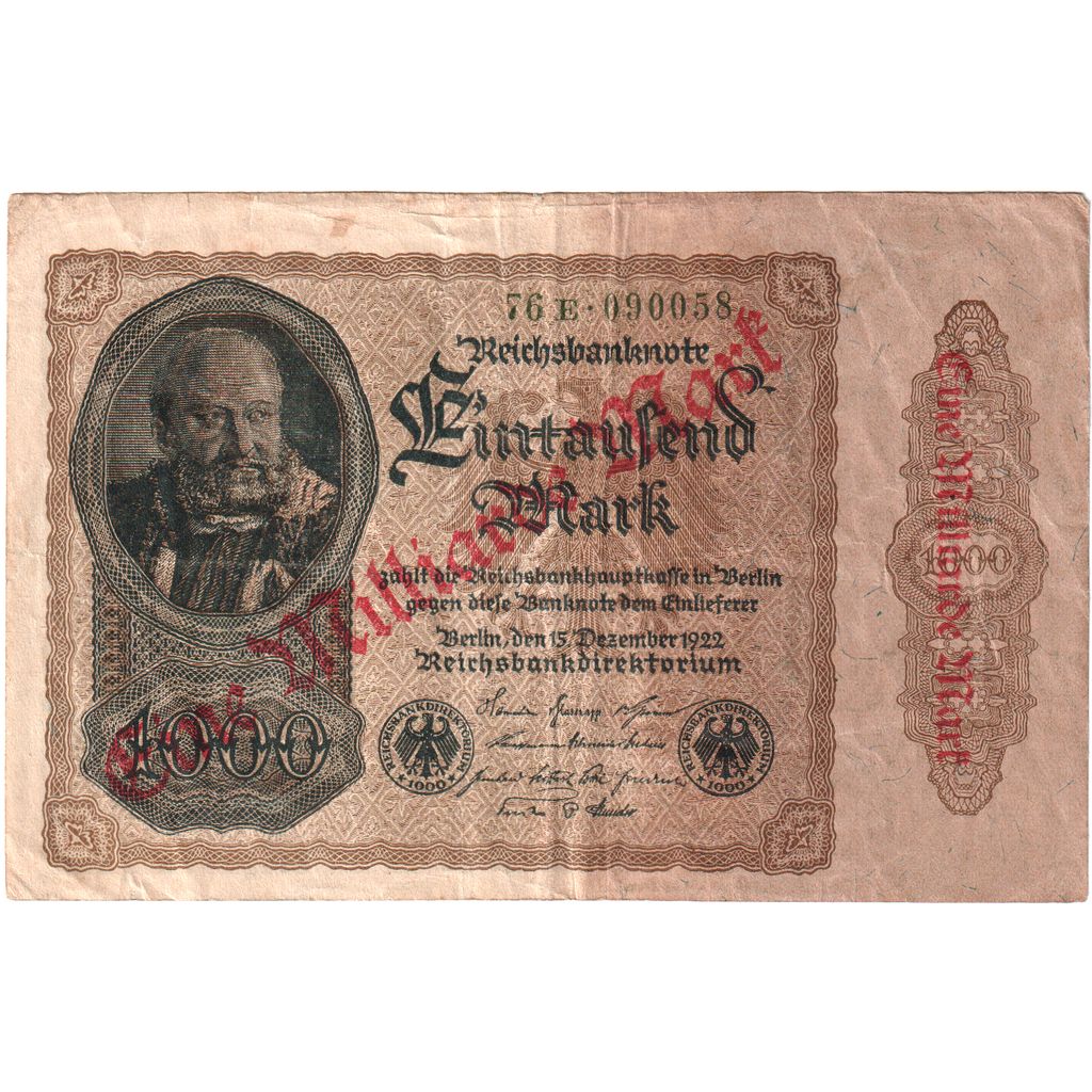 Germania, 1000 Mark, 1922-12-15, MB