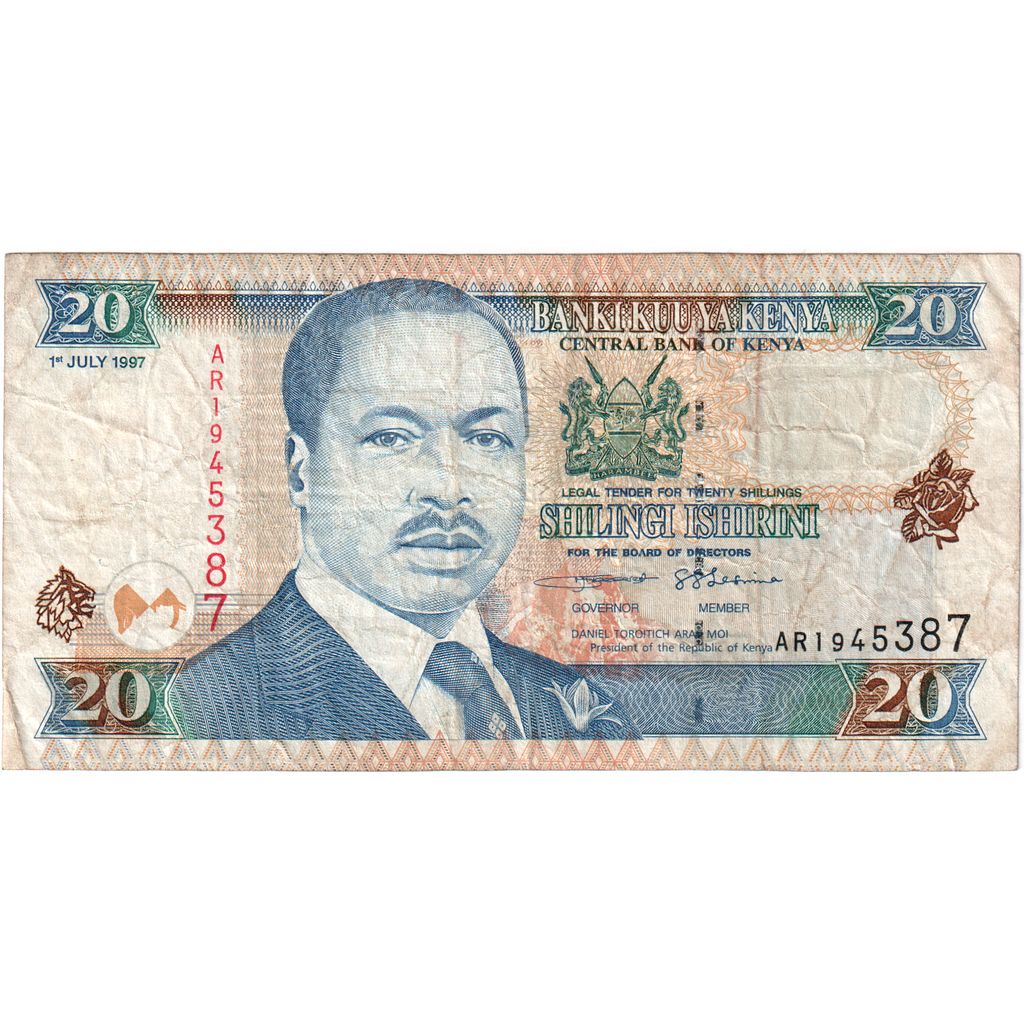 Kenia, 20 Shillings, 1997-07-01, TTB