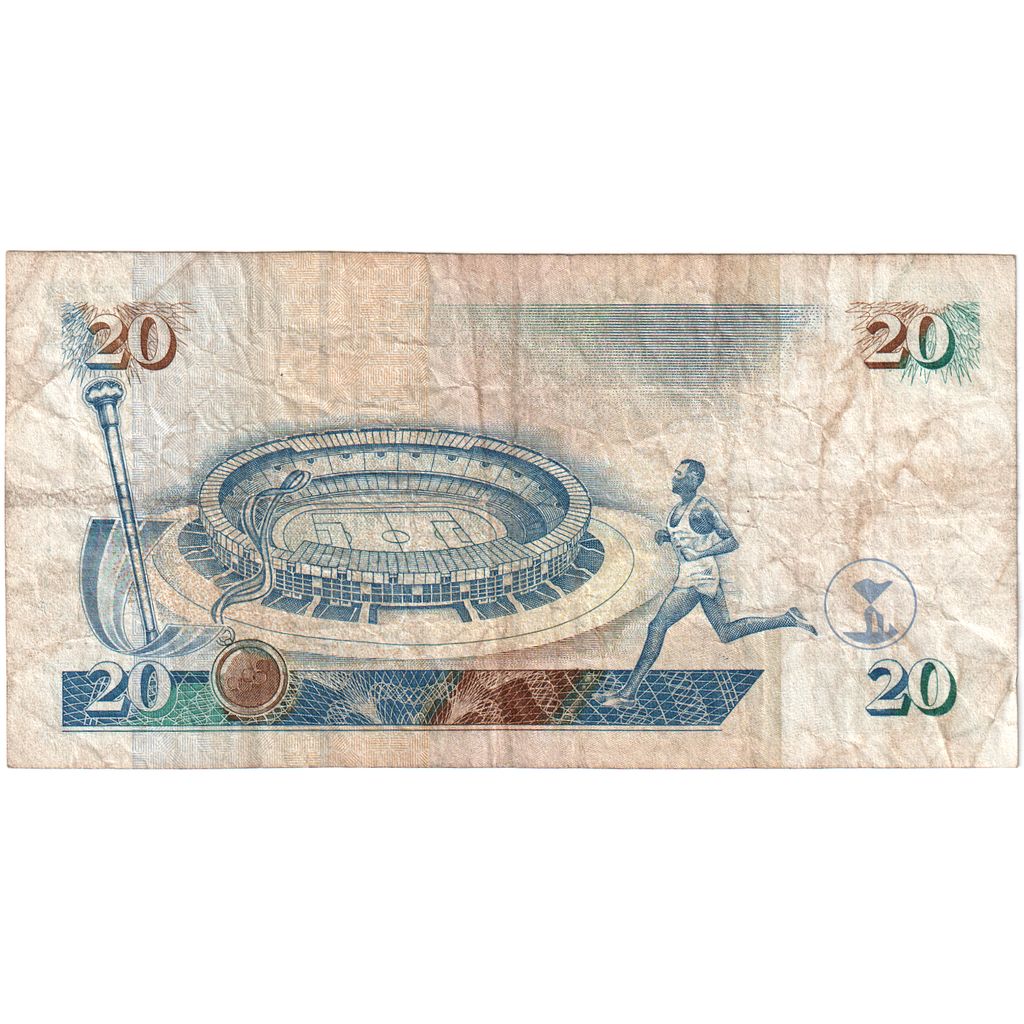 Kenia, 20 Shillings, 1997-07-01, TTB